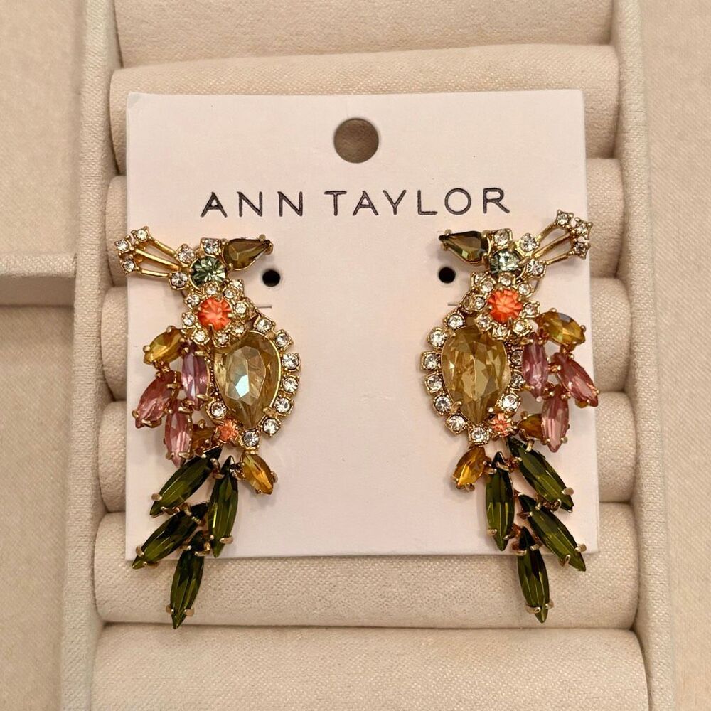 Ann Taylor | Bird of Paradise Earrings | 2” Length